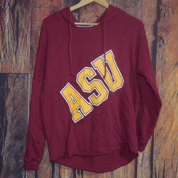 Victoria's Secret Pink Women's Sz S Lightweight Hoodie Arizona State Sun Devils - Picture 1 of 4